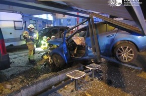 Kreispolizeibehörde Märkischer Kreis: POL-MK: Spektakulärer Verkehrsunfall am Bräuckenkreuz