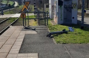 Bundespolizeiinspektion Klingenthal: BPOLI KLT: Bahnmast zerstört - Bundespolizei sucht Zeugen