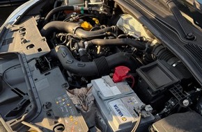 Freiwillige Feuerwehr Bad Salzuflen: FF Bad Salzuflen: Katzenköpfchen schaut unter fahrendem Auto hervor / Andere Autofahrer nehmen verdutzt den blinden Passagier wahr und stoppen die Fahrerin. Zur Rettung muss aber die Feuerwehr anrücken