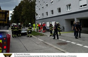 Feuerwehr München: FW-M: Wochenendrückblick der Feuerwehr München für den 29. bis 31. August 2025