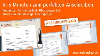 Jobware GmbH: In fünf Minuten zum perfekten Anschreiben / Jobware startet kostenloses Bewerbungstool Anschreiben2Go