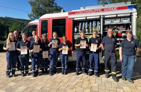 Feuerwehr Kirchhundem&nbsp;: FW-OE: Erfolgreiche Abnahme der Jugendflamme Stufe 2 in Kirchhundem