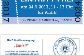 Polizei Hamburg: POL-HH: 170920-2. Die Polizei Hamburg sagt "Danke" - Freier Eintritt im Polizeimuseum