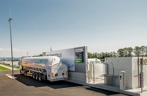 Zukunft Gas e. V.: Eröffnung der ersten LNG-Tankstelle in Österreich im Ennshafen (Oberösterreich)