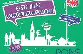 PONS GmbH: Über blaue Schuluniformen, painkiller und Marmite - Neu von PONS: Erste Hilfe Schüleraustausch für Frankreich, Großbritannien und die USA