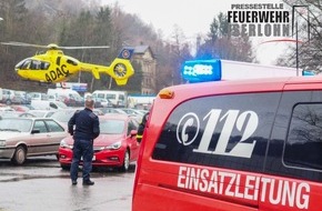 Feuerwehr Iserlohn: FW-MK: Arbeitsunfall - Einsatz für den Rettungshubschrauber
