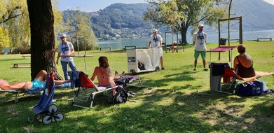 IG saubere Umwelt IGSU: Comunicato stampa: «Agno: gli ambasciatori IGSU mettono il littering al tappeto»