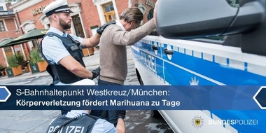 Bundespolizeidirektion München: Bundespolizeidirektion München: Haftvorführung nach Körperverletzung: Marihuanageruch bei Zeugen