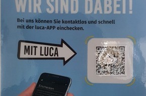 Polizeiinspektion Cuxhaven: POL-CUX: luca-App jetzt auch bei der Polizei Cuxhaven