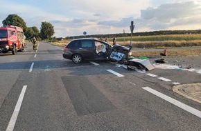 Polizeiinspektion Lüneburg/Lüchow-Dannenberg/Uelzen: POL-LG: ++ Kollision zwischen Pkw und Motorradfahrer ++ Motorradfahrer verstirbt noch an der Unfallstelle ++ Gutachter eingeschaltet ++