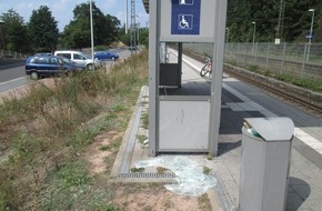 Bundespolizeiinspektion Kassel: BPOL-KS: Randale am Bahnhof Guxhagen