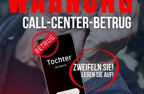 Polizeipräsidium Trier: POL-PPTR: Call-Center-Betrug: Telefonbetrüger schlugen erneut zu - es kam zur Übergabe von Bargeld und Wertgegenständen