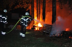 Feuerwehr Iserlohn: FW-MK: Feuer auf einem Gartengrundstück