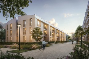 Baustart im Segelflieger Quartier Berlin:  BAUWERT AG beginnt mit Aushub der Baugruben f&uuml;r die ersten beiden Wohngeb&auml;ude Arthur und Thekla
