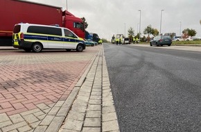 Polizeidirektion Göttingen: POL-GOE: Ladung, Fahrzeiten, technische Mängel: Polizei kontrolliert Schwerlastverkehr an Autobahn und Bundesstraße