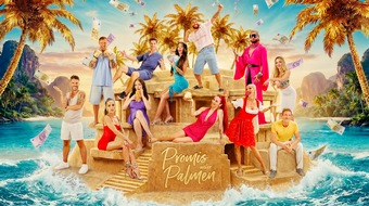 SAT.1: Pomp&ouml;&ouml;ser Drehstart f&uuml;r die Erfolgs-Show "Promis unter Palmen": Machen Harald Gl&ouml;&ouml;ckler, Ariel, Cathy Lugner und Elena Miras f&uuml;r Geld alles?
