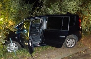 Polizeiinspektion Cuxhaven: POL-CUX: Autodieb verunfallt - Unfallzeugen gesucht