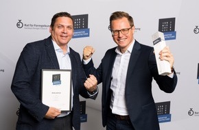 REHAU AG + Co: Spektakuläre Preisverleihung: REHAU Window Solutions nimmt Iconic Award 2024 für ARTEVO entgegen