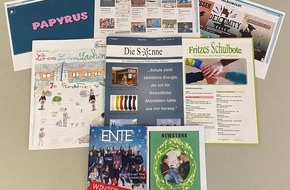Provinzial Holding AG: Die Gewinner des neunten Schülerzeitungswettbewerb der Provinzial: 'Weisse Brücke', 'Die Sonne' und 'Im Storchennest'