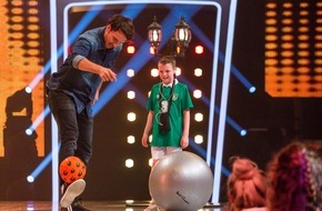 SAT.1: Zweite Karriere? Skistar Felix Neureuther kickt in der neuen SAT.1-Show "Superkids - Die größten kleinen Talente der Welt" gegen Irland