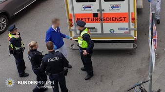 Bundespolizeidirektion München: Bundespolizeidirektion München: Zahlreiche Hilfeleistungen durch Bundespolizei und Rettungsdienste im Bahnbereich