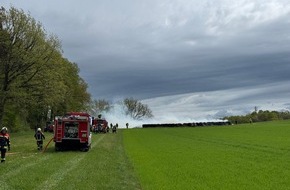 Feuerwehr Allensbach: FW Allensbach: B3 Fläche groß