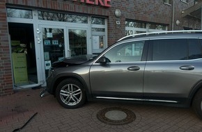 Polizeiinspektion Stade: POL-STD: Senior f&auml;hrt in Harsefeld gegen Apothekeneingang