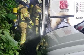 Freiwillige Feuerwehr Menden: FW Menden: Erneut brennt ein PKW in Lendringsen