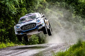 Rang drei in Finnland mit dem Puma Hybrid Rally1: M-Sport Ford freut sich über den vierten Podesterfolg des Jahres