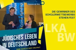 Landeskriminalamt Baden-Württemberg: LKA-BW: Schülerinnen und Schüler setzen ein Zeichen gegen Antisemitismus - bei diesem Wettbewerb ist jeder Beitrag ein Gewinn