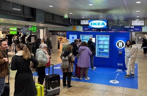 Schlafen statt Stressen: IKEA bringt ersten Schlafomat an deutsche Bahnhöfe