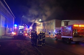 Polizeidirektion Worms: POL-PDWO: Bechtheim - Brand in Lager- und Bürogebäude