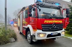 Freiwillige Feuerwehr Hünxe: FW Hünxe: Ausgelöste Brandmeldeanlage in Schermbeck
