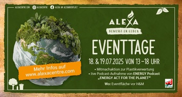 B.C Neumann PR: Pressemitteilung: „BEWUSST (ER) LEBEN“: Aktionswochen im ALEXA laden zum Mitmachen ein