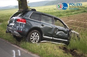 Kreispolizeibehörde Höxter: POL-HX: Zeugen nach Unfall auf der Ostwestfalenstraße gesucht