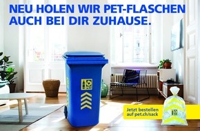 Verein PRS PET-Recycling Schweiz: Medienmitteilung: "Leere PET-Getränkeflaschen werden ab sofort vor der Haustür abgeholt"