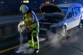 FW-MK: Verkehrsunfall auf der BAB 46