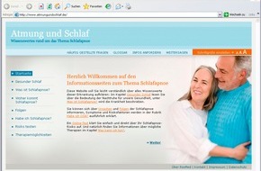 ResMed Deutschland GmbH: Neue Website - www.atmungundschlaf.de bietet Informationen rund um das Thema Schlafapnoe