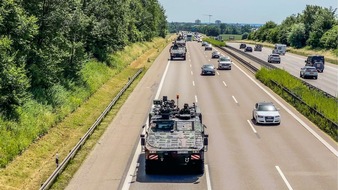 Territoriales Führungskommando der Bundeswehr: Bundeswehrkonvois auf Straßen in Bayern erwartet