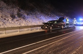 Polizeidirektion Wittlich: POL-PDWIL: Verkehrsunfall mit Verletzten auf der B51 bei Prüm