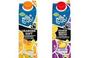 Lidl: Lidl erweitert seine Fairtrade-zertifizierte Eigenmarke "Way To Go" mit Saft und Nektar