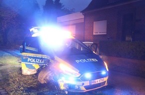 Polizei Coesfeld: POL-COE: Coesfeld, Borkener Straße/ Unfall mit Streifenwagen