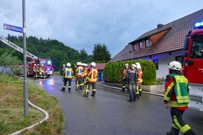 FW Stockach: Brand eines Dachstuhls