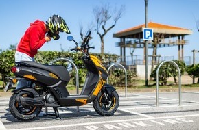 Pressemitteilung, Peugeot Motocycles und Motul präsentieren die Roller  Kisbee und