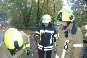 FW Ratingen: Erfolgreiches Übungswochenende am Institut der Feuerwehr NRW