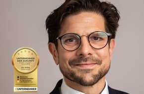 PREMIUM-NETZ: Auszeichnung zum „Unternehmer der Zukunft“ – Utz Wilke erhält renommiertes Siegel