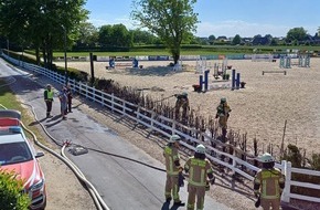 Freiwillige Feuerwehr der Stadt Goch: Feuerwehr Goch: Heckenbrand in Pfalzdorf