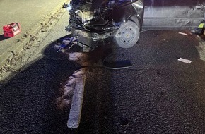 Kreispolizeibeh&ouml;rde Oberbergischer Kreis: POL-GM: Auto kracht gegen Container