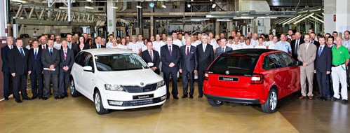 Skoda Auto Deutschland GmbH: Der junge SKODA: Produktionsstart des Rapid Spaceback (BILD)