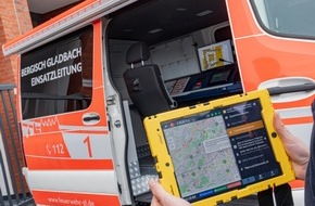 Feuerwehr Bergisch Gladbach: FW-GL: Feuerwehr Bergisch Gladbach erhält digitale Unterstützung im Einsatzdienst